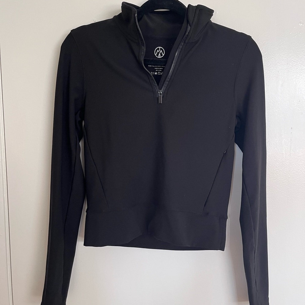 Athletic Black Quarter-Zip